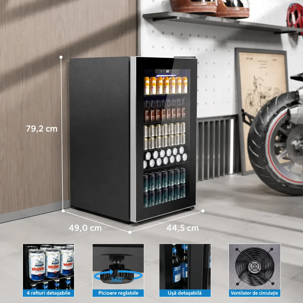 Glacier Home Frigider Premium 91 L — imaginea 5